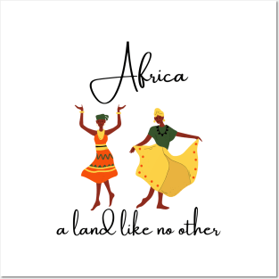 Africa a land like no other - Traditional dancers Posters and Art